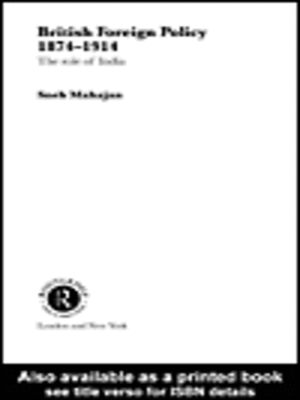 cover image of British Foreign Policy 1874-1914